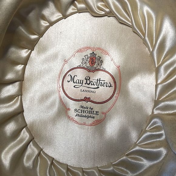 Vintage 1920s Frank Schoble CoBlack Wool Felt Bowler Derby Hat Antique made 🇺🇸 - Picture 4 of 8